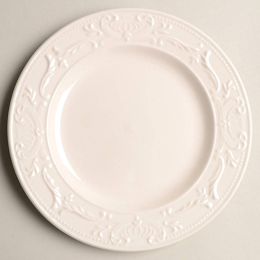 Vera Cream Salad Plate by Thomson-1