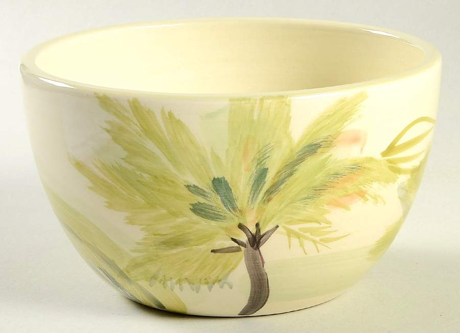Palm Tree Soup/Cereal Bowl by Tabletops Unlimited-1