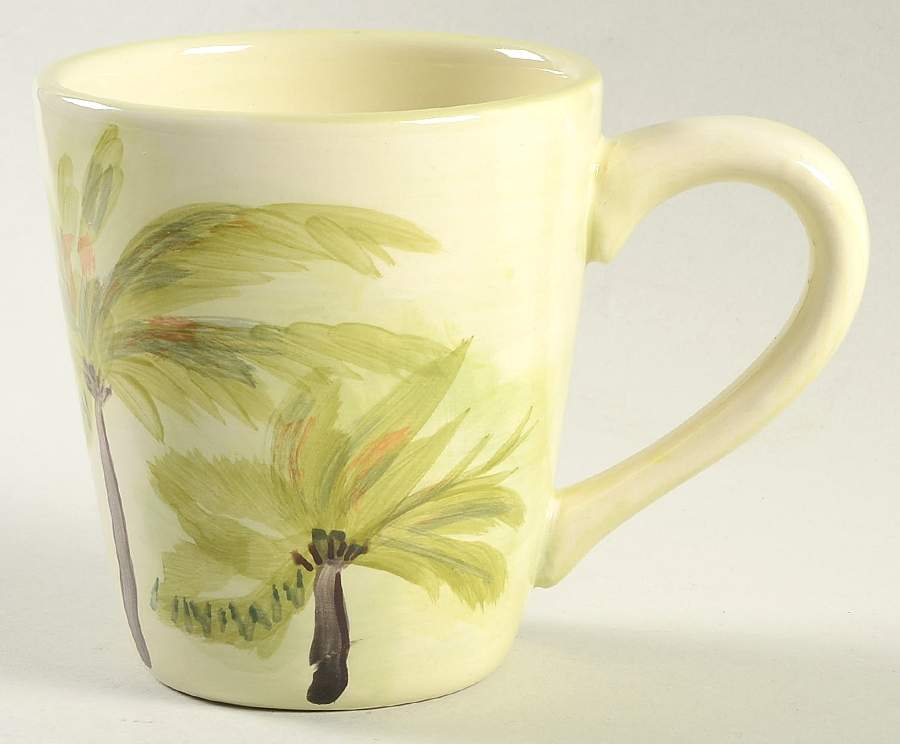 Palm Tree Mug by Tabletops Unlimited-1