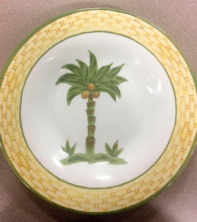 Palm Beach Melamine Dinner Plate by Tabletops Unlimited-1