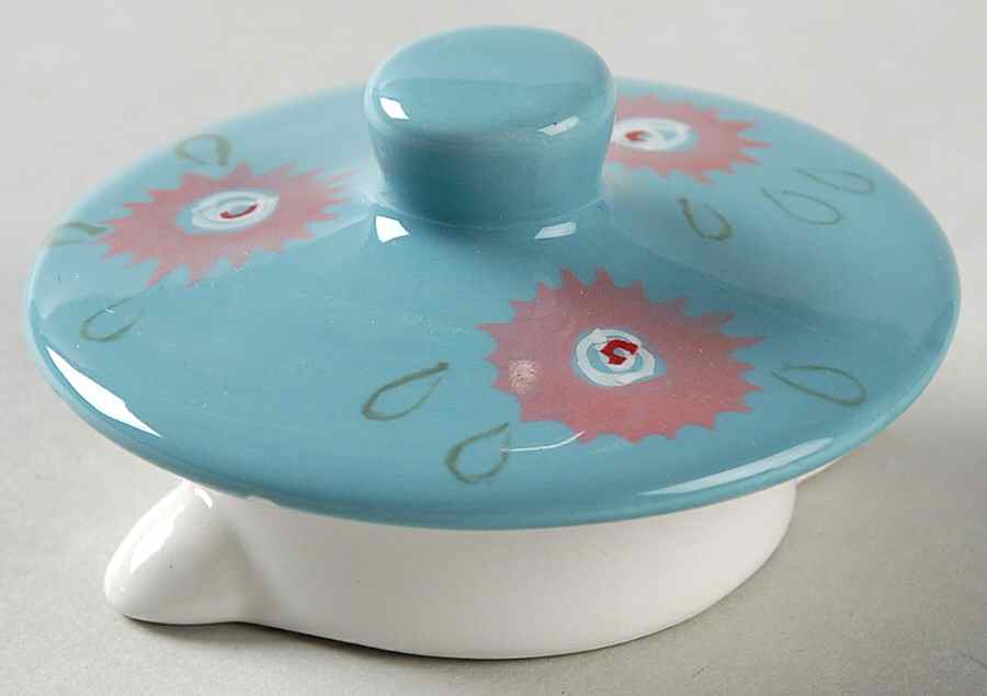 Zoe Teapot Lid for Individual Teapot with Cup by Tracy Porter-1