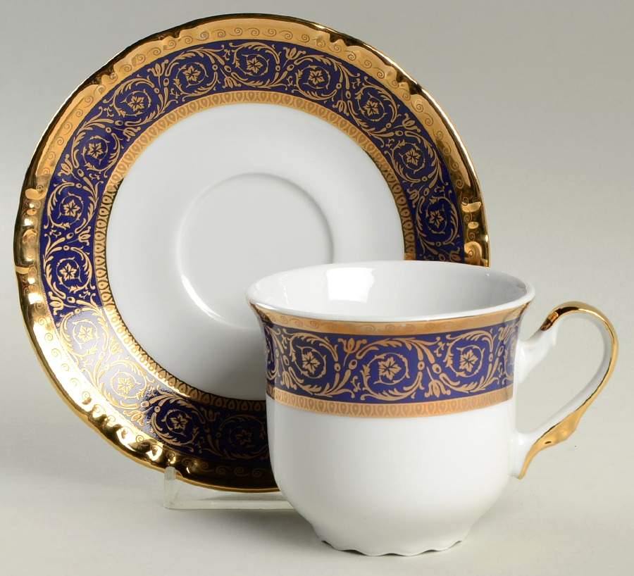 THU386 Flat Cup & Saucer Set by Thun-1