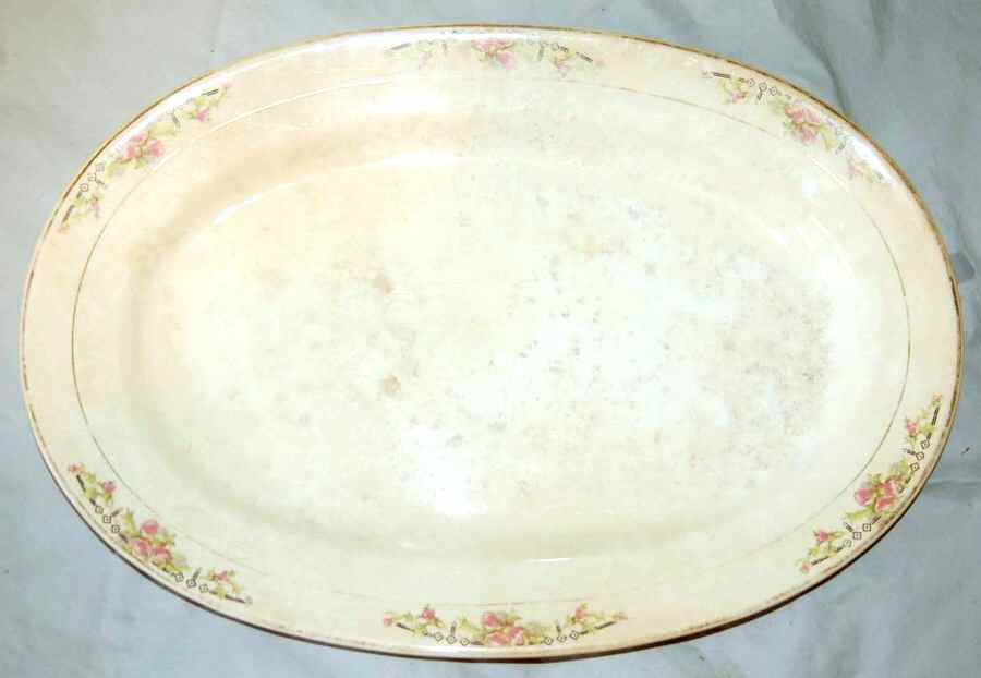 TST961 14" Oval Serving Platter by Taylor, Smith & Taylor (Ts&T)-1