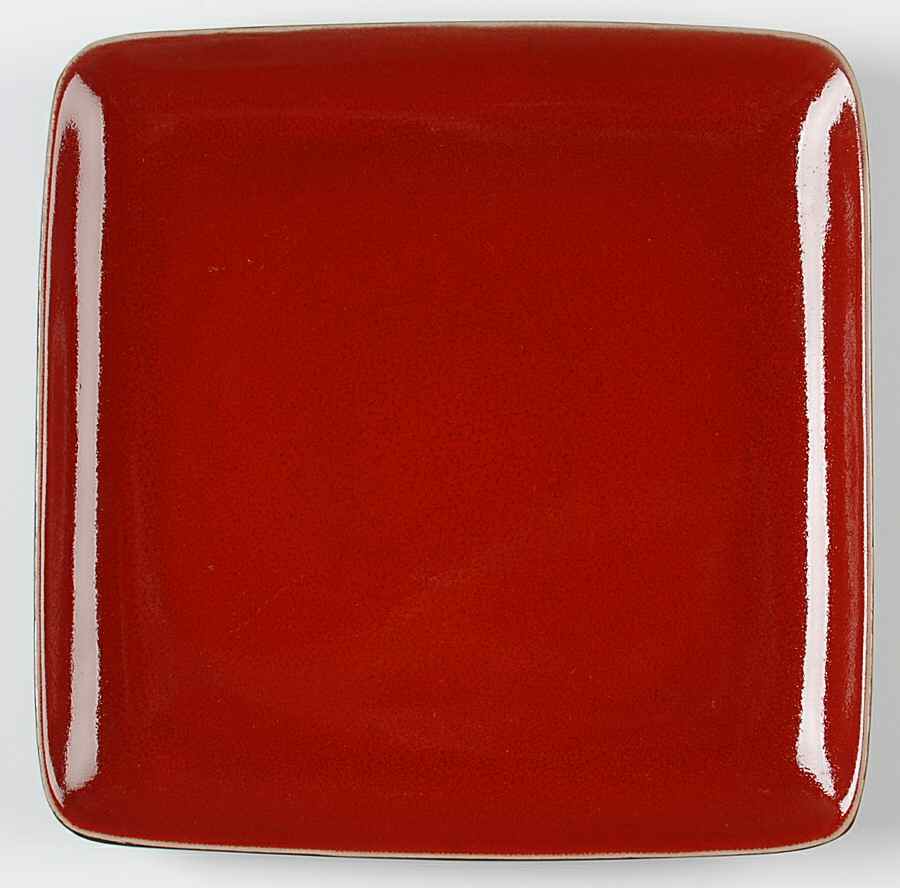 Paprika Square Dinner Plate by Ty Pennington Style-1