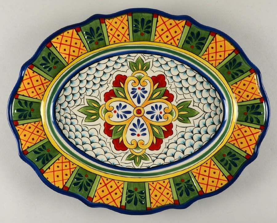 Benito 18" Oval Serving Platter by Tabletops Unlimited-1