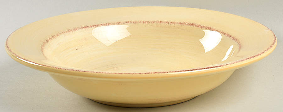 Big Is Great Yellow Large Rim Soup Bowl by Tabletops Unlimited-1