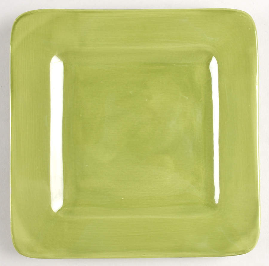 Napa Green Square Salad Plate by Tabletops Unlimited-1