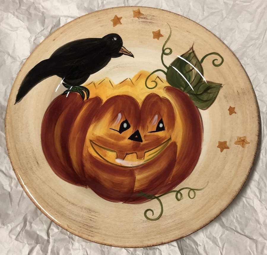 Halloween Wonderland Dinner Plate by Tabletops Unlimited-1