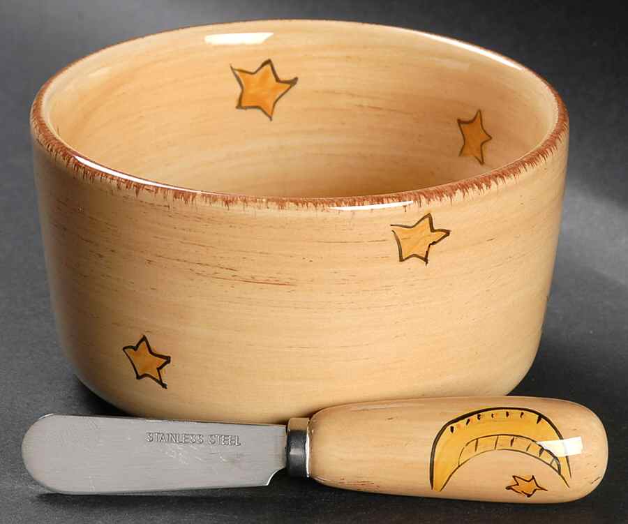 Wicked Hollow Dip Bowl & Spreader Set by Tabletops Unlimited-1
