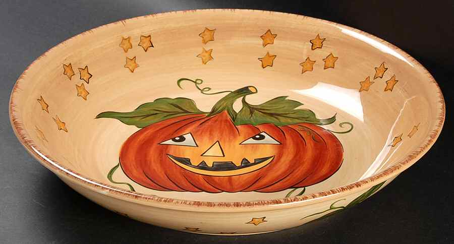 Halloween Wonderland 13" Large Salad Serving Bowl by Tabletops Unlimited-1