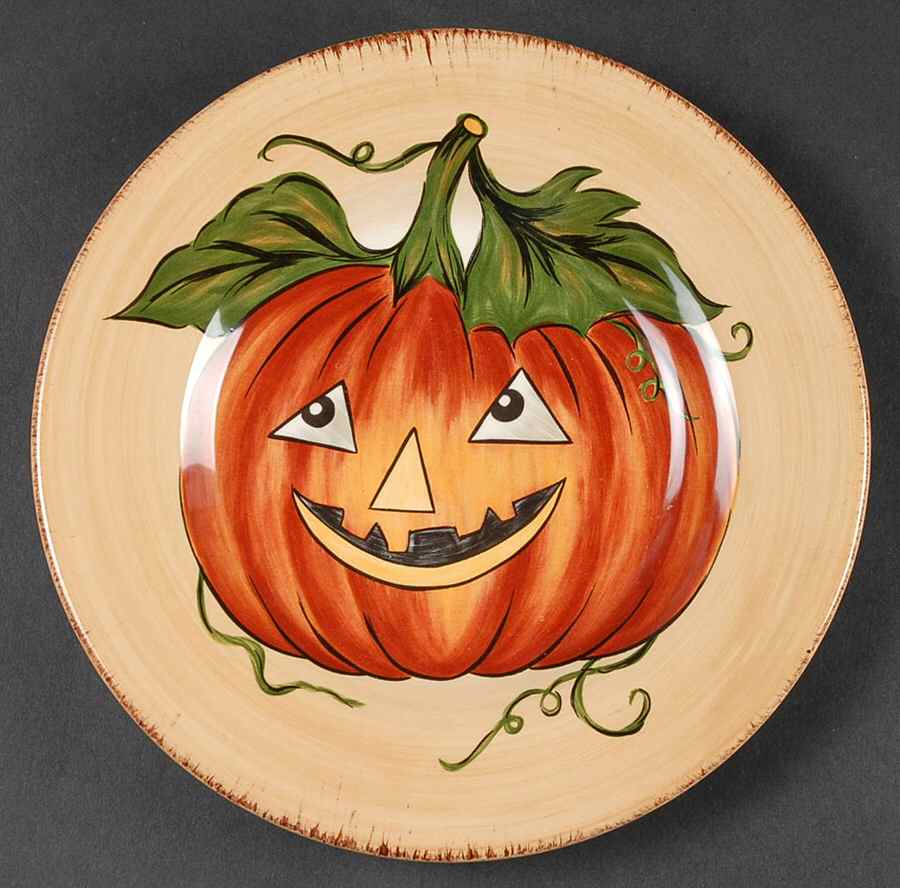 Halloween Wonderland Salad Plate by Tabletops Unlimited-1