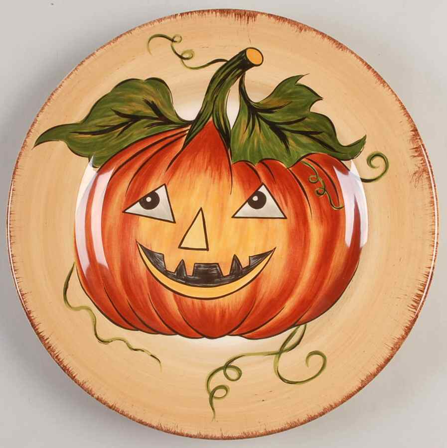 Halloween Wonderland Dinner Plate by Tabletops Unlimited-1