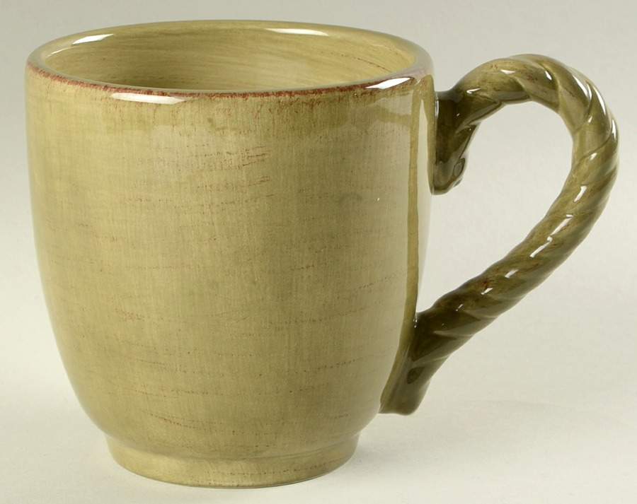 Lucca Green Mug by Tabletops Unlimited-1