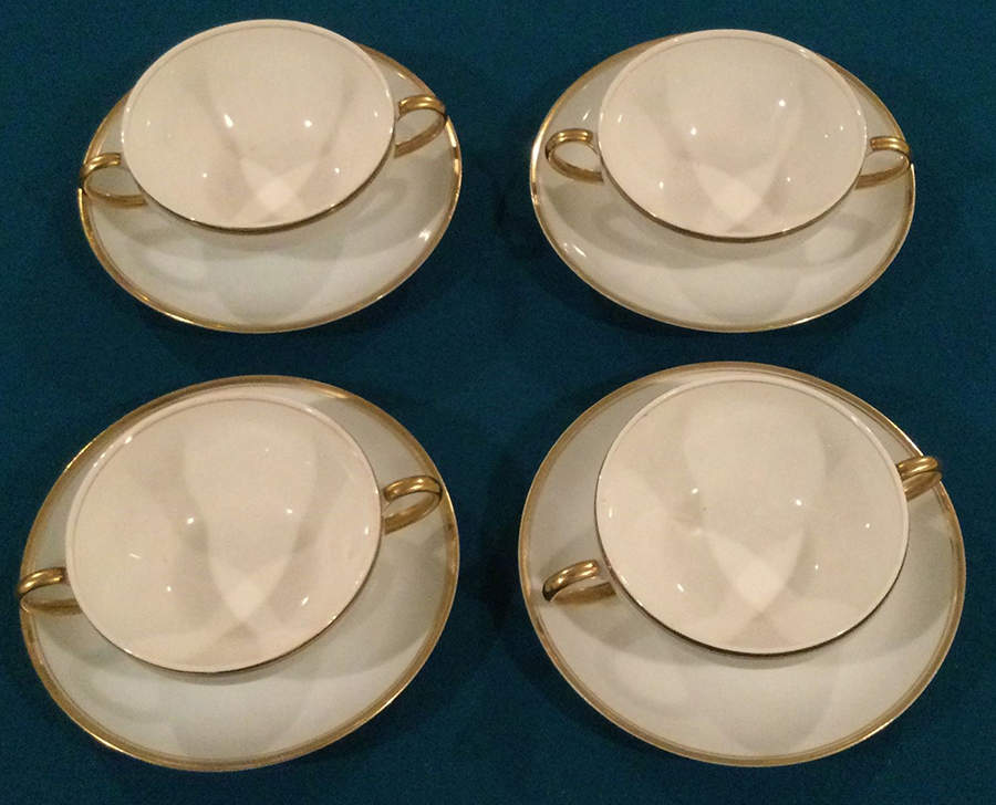 228 Flat Cream Soup Bowl & Saucer Set by Thomas-1