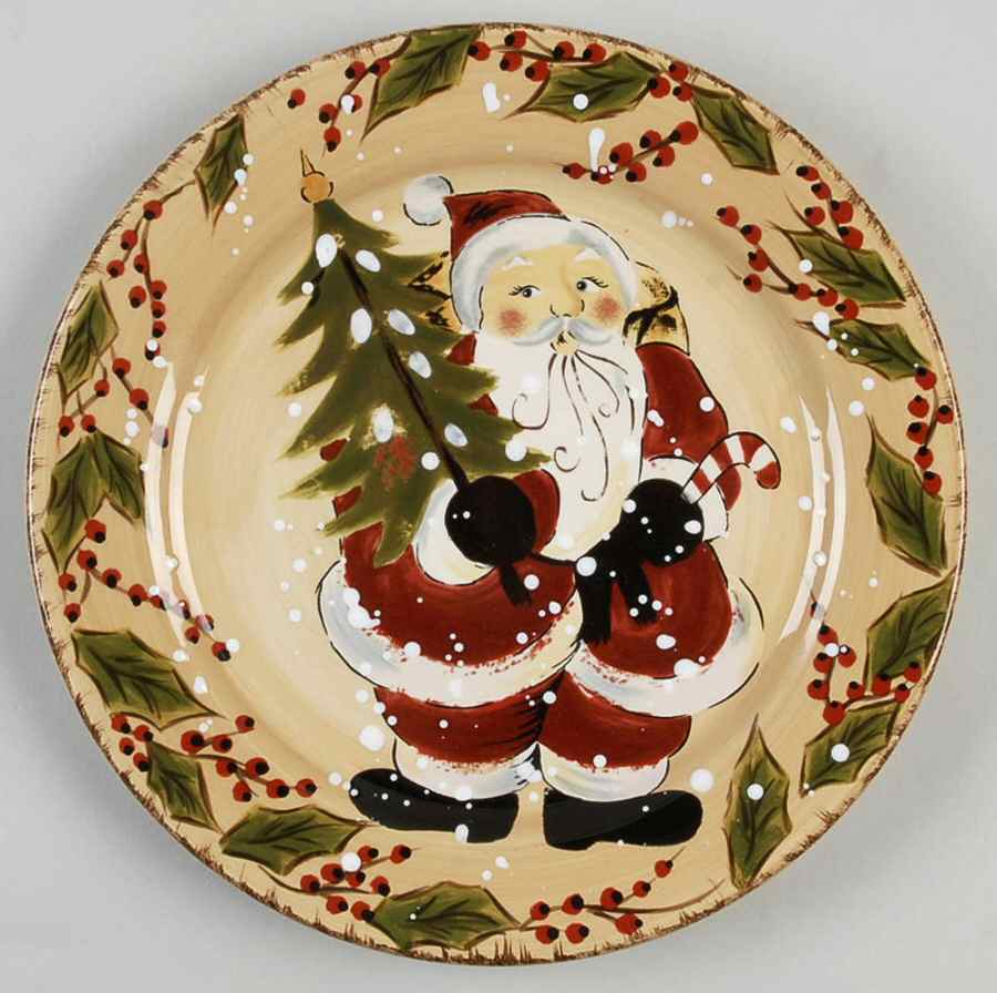 Snowstorm Salad Plate by Tabletops Unlimited-1