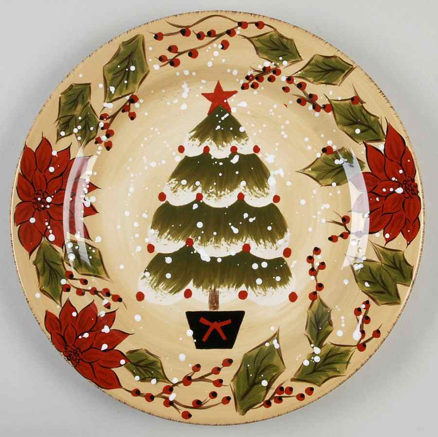 Snowstorm Dinner Plate by Tabletops Unlimited-1