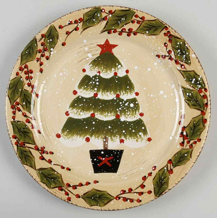Snowstorm Salad Plate by Tabletops Unlimited-1