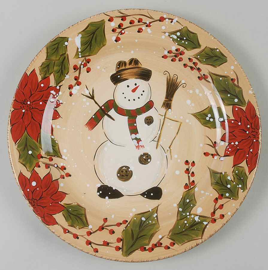 Snowstorm Dinner Plate by Tabletops Unlimited-1