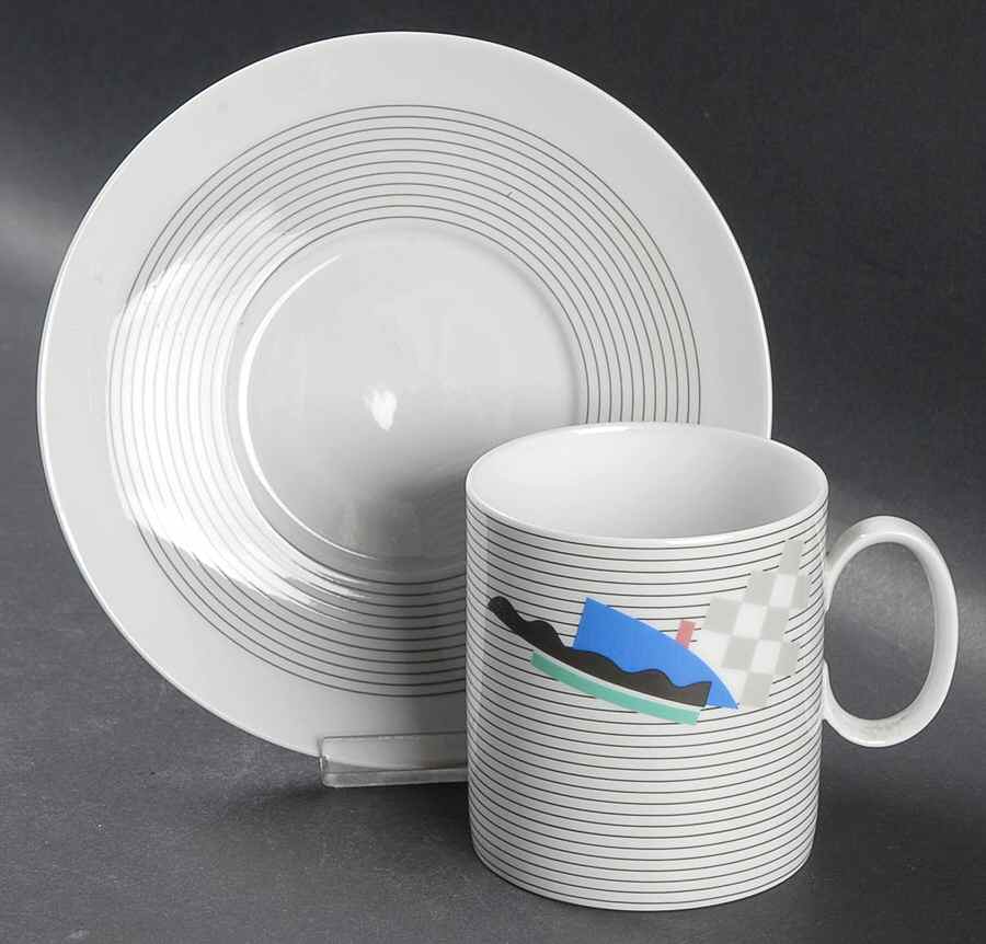 THO445 Flat Cup & Saucer Set by Thomas-1