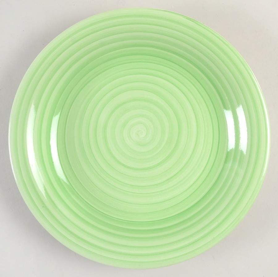 Spirale Green Salad Plate by Tabletops Unlimited-1