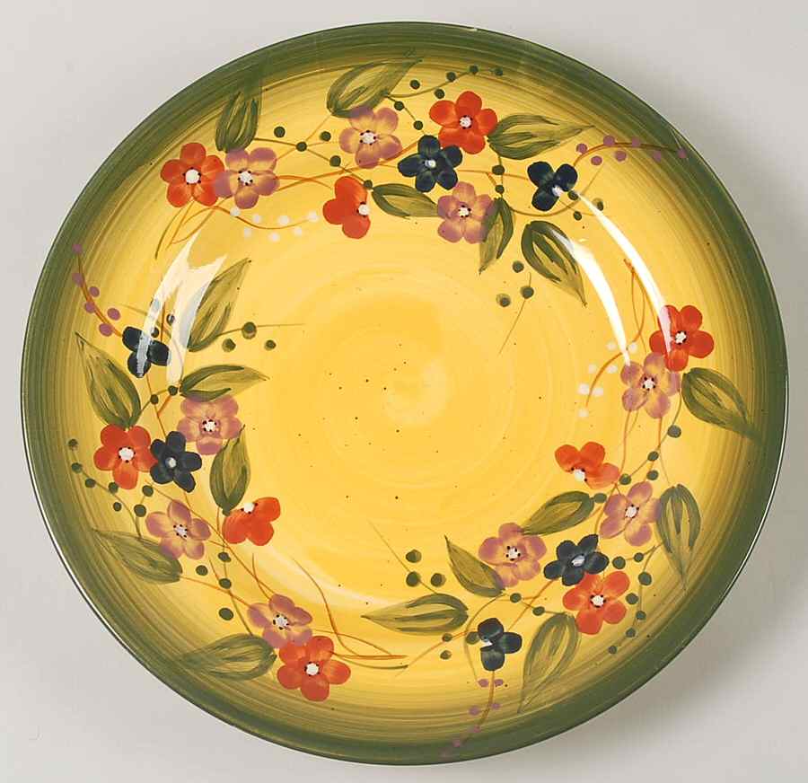 Fleur de Provence Dinner Plate by Tabletops Unlimited-1