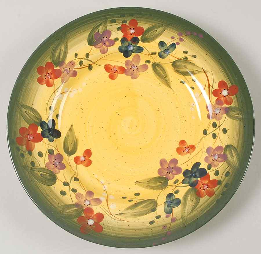 Fleur de Provence Salad Plate by Tabletops Unlimited-1