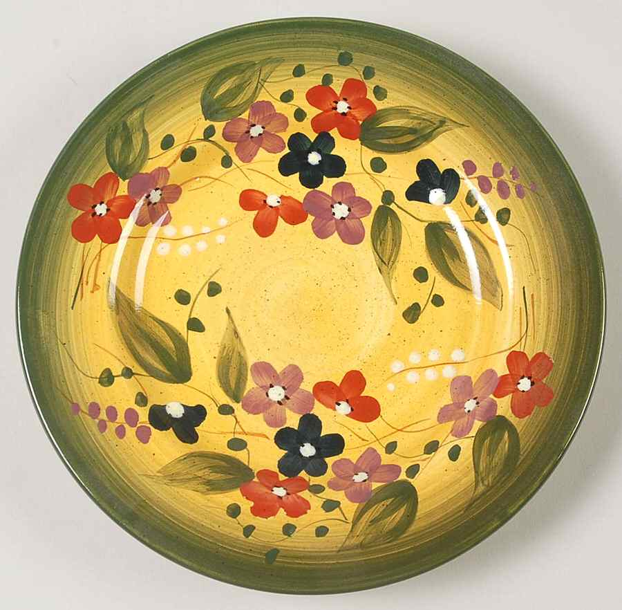 Fleur de Provence Bread & Butter Plate by Tabletops Unlimited-1