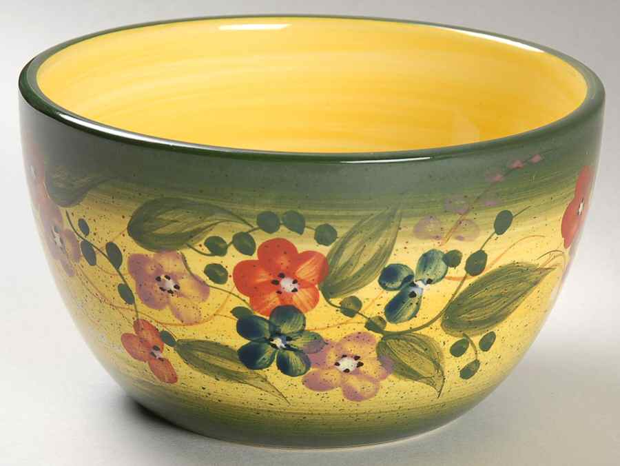 Fleur de Provence Soup/Cereal Bowl by Tabletops Unlimited-1