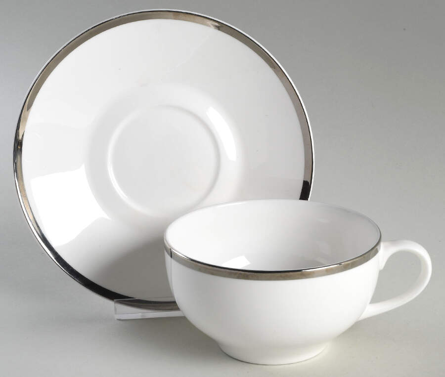 Day Break Flat Cup & Saucer Set by Tabletops Unlimited-1