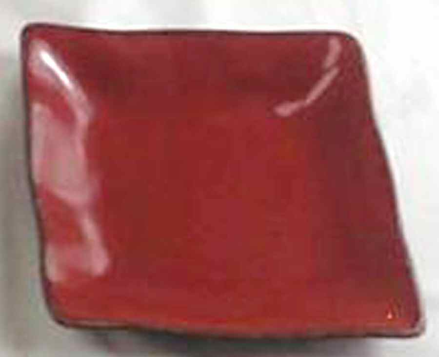Valencia Cranberry Square Salad Plate by Tabletops Unlimited-1