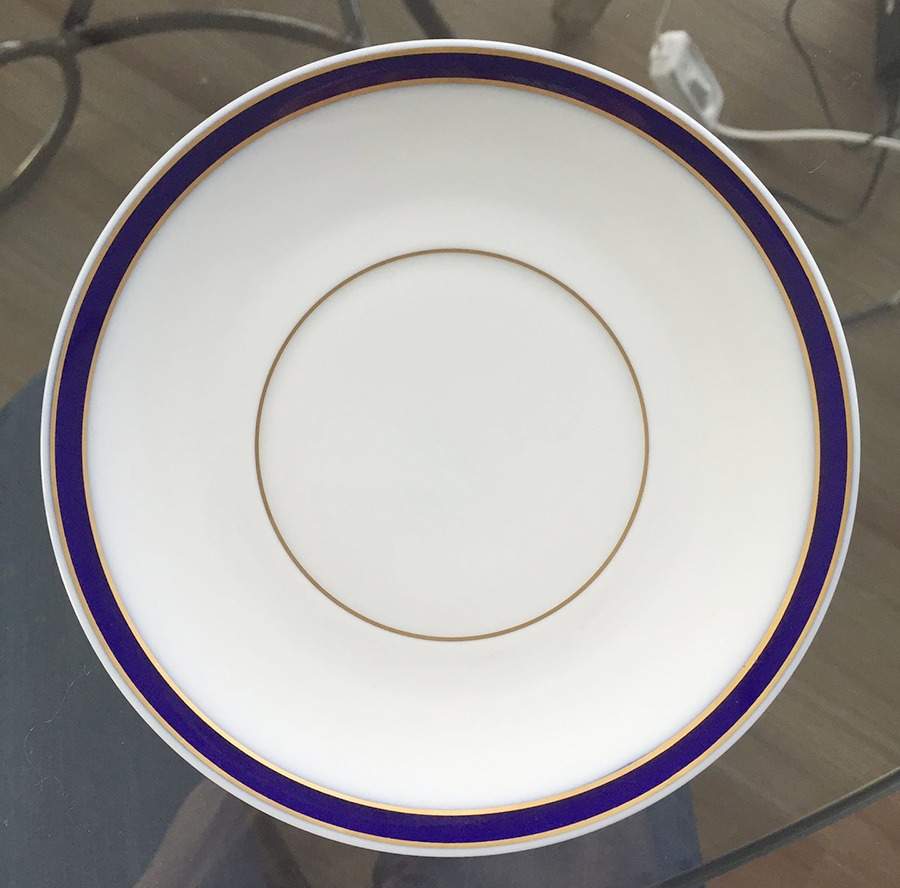 Bleu de France Saucer by Tharaud-1