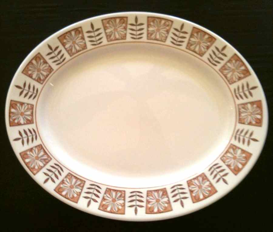 Sirocco 12" Oval Serving Platter by Taylor, Smith & Taylor (Ts&T)-1