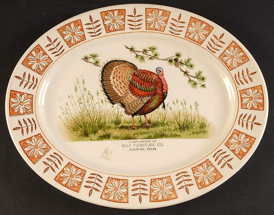 Sirocco 13" Advertising Oval Serving Platter by Taylor, Smith & Taylor (Ts&T)-1
