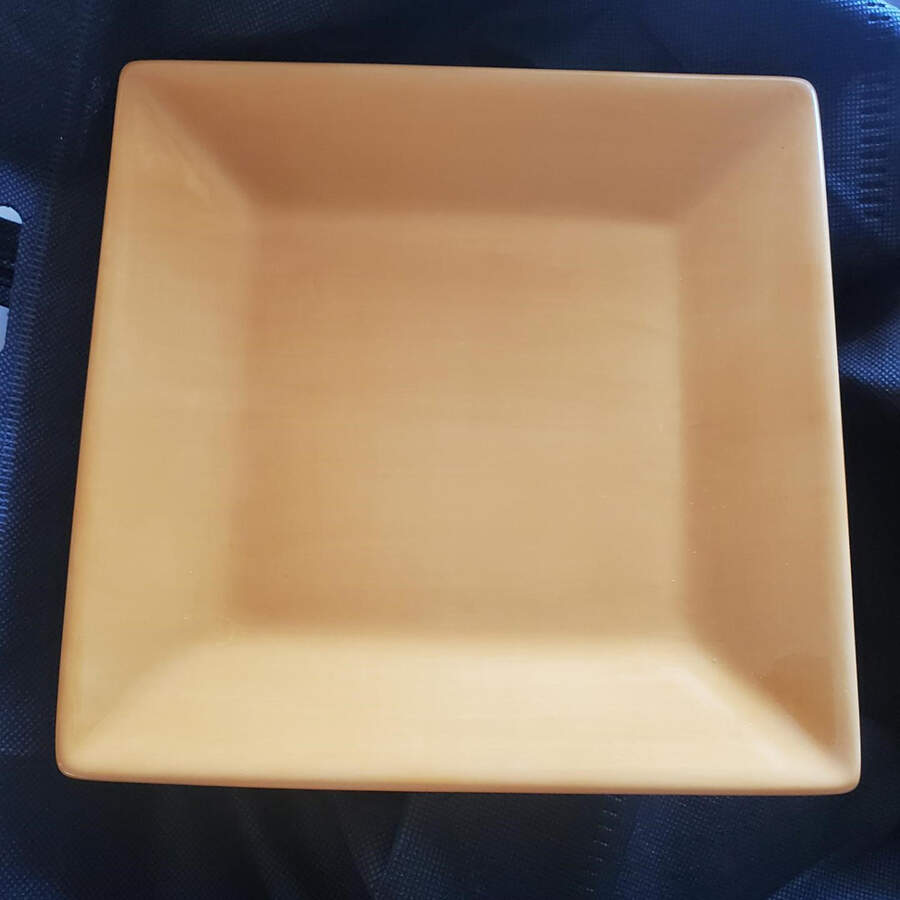 Corsica Cream Square Salad Plate by Tabletops Unlimited-1
