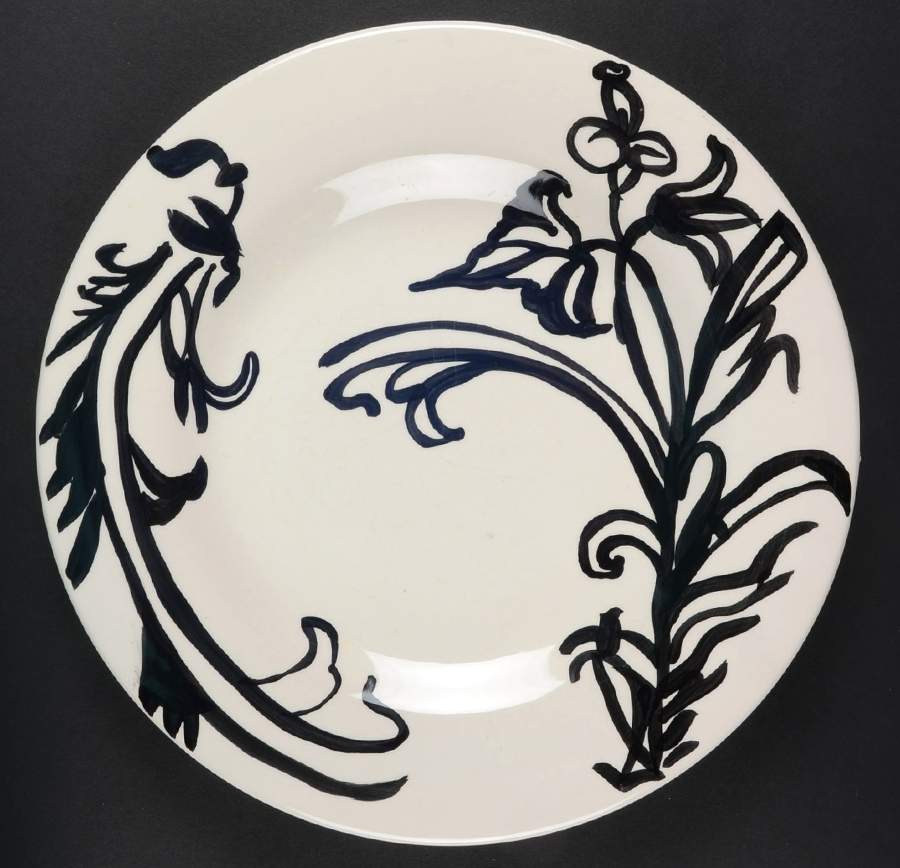 Antique Fern Dinner Plate by Tabletops Unlimited-1