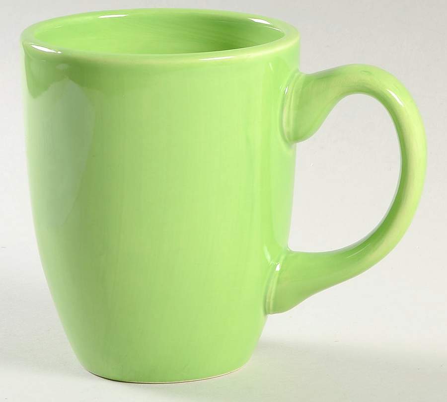 Playa Green Mug by Tabletops Unlimited-1