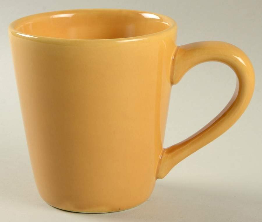 Playa Orange Mug by Tabletops Unlimited-1