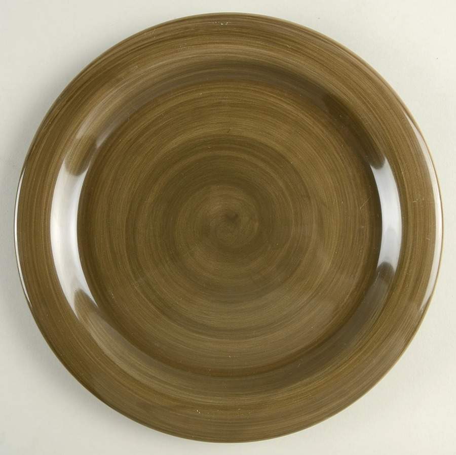 Playa Olive Green Dinner Plate by Tabletops Unlimited-1
