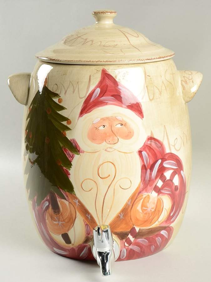 Old World Santa Samovar & Lid by Tabletops Unlimited-1