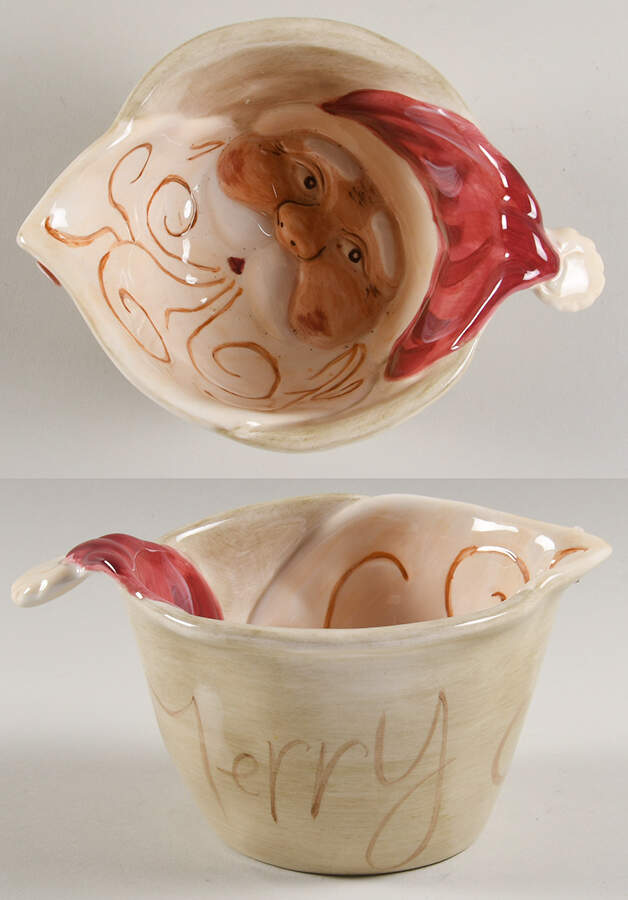 Old World Santa Gravy Boat by Tabletops Unlimited-1