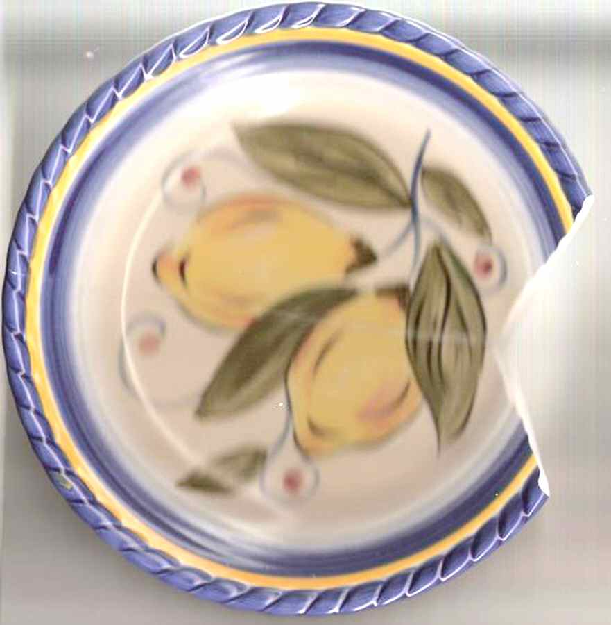 Lemon Italiano Bread & Butter Plate by Tabletops Unlimited-1