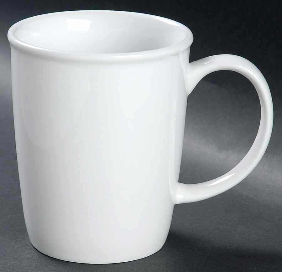 Cabana White Mug by Tabletops Unlimited-1