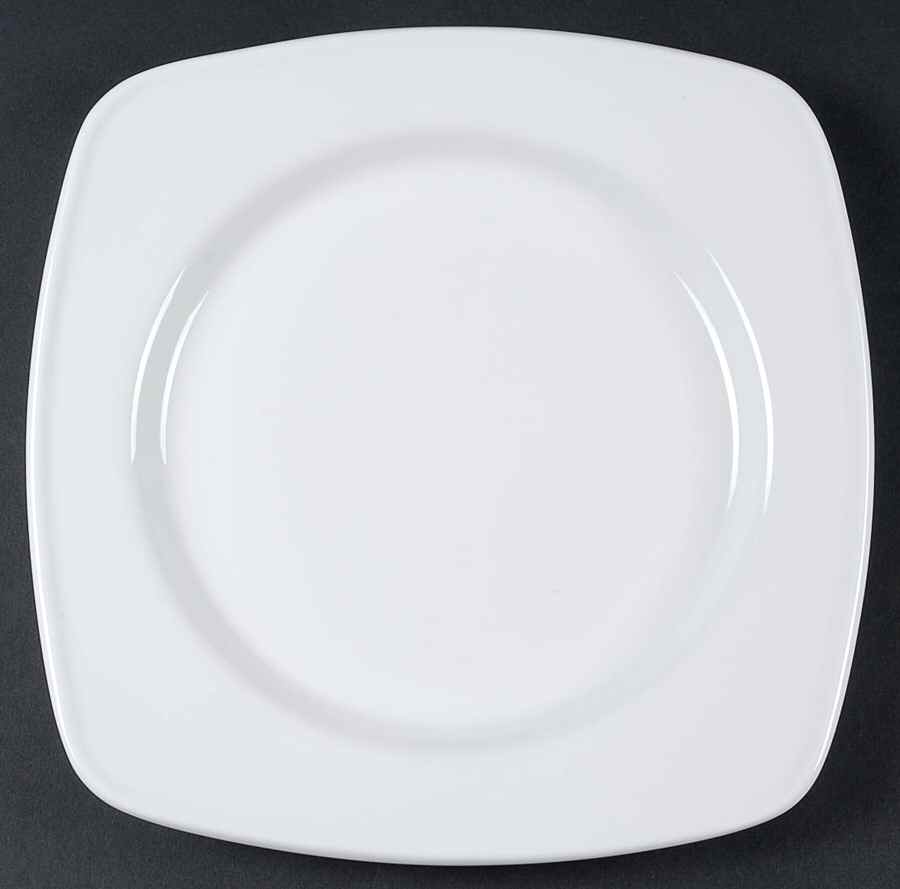 Cabana White Square Dinner Plate by Tabletops Unlimited-1