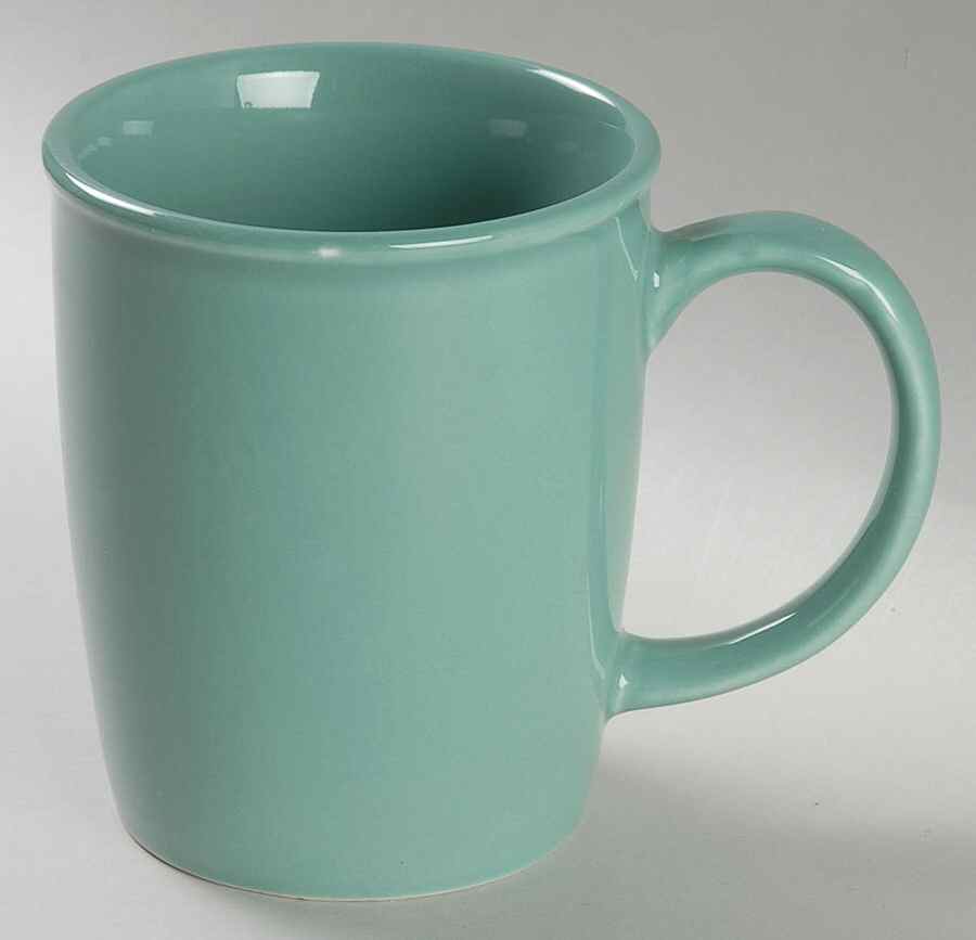Cabana Teal Mug by Tabletops Unlimited-1