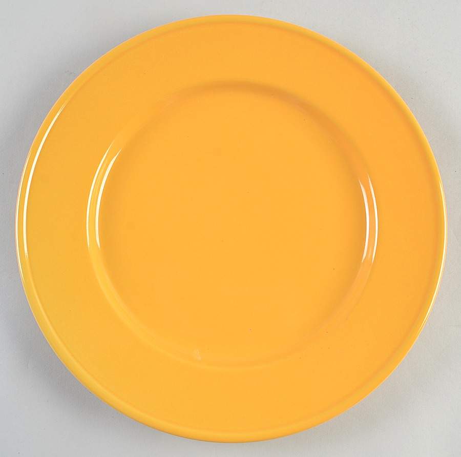Cabana Yellow Dinner Plate by Tabletops Unlimited-1