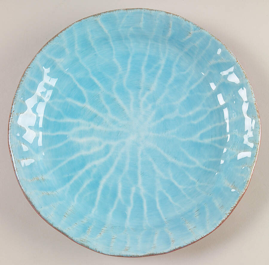 Gisella Cranberry Aqua Salad Plate by Tabletops Unlimited-1