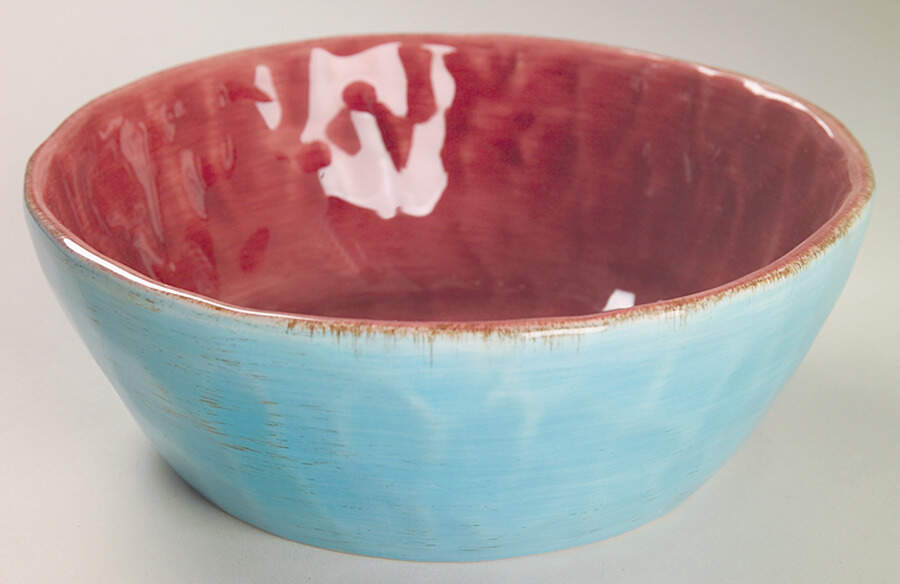 Gisella Cranberry Aqua Coupe Cereal Bowl by Tabletops Unlimited-1