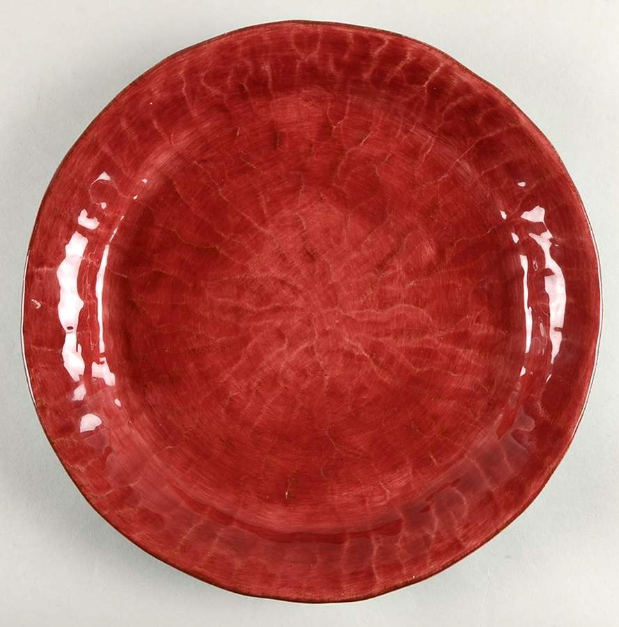 Gisella Cranberry Aqua Dinner Plate by Tabletops Unlimited-1