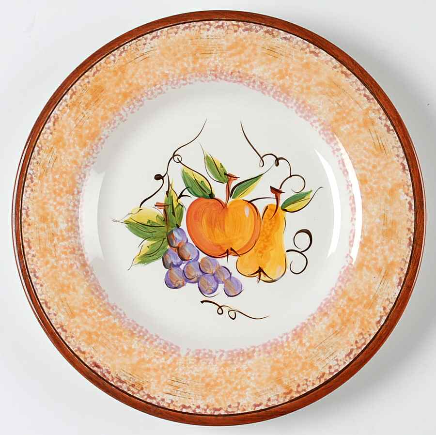 Italiano (Fruit) Dinner Plate by Tabletops Unlimited-1