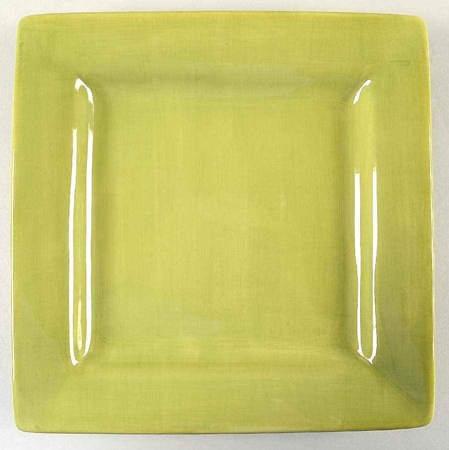Espana Chartreuse Square Dinner Plate by Tabletops Unlimited-1
